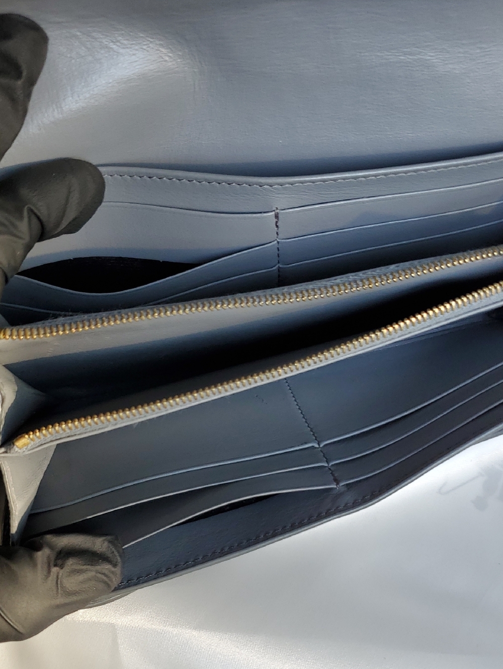 Celine GrLeather Long Wallet - Sleek Organizer Gorgeous Conditions No Calls Offs - Picture 9 of 16